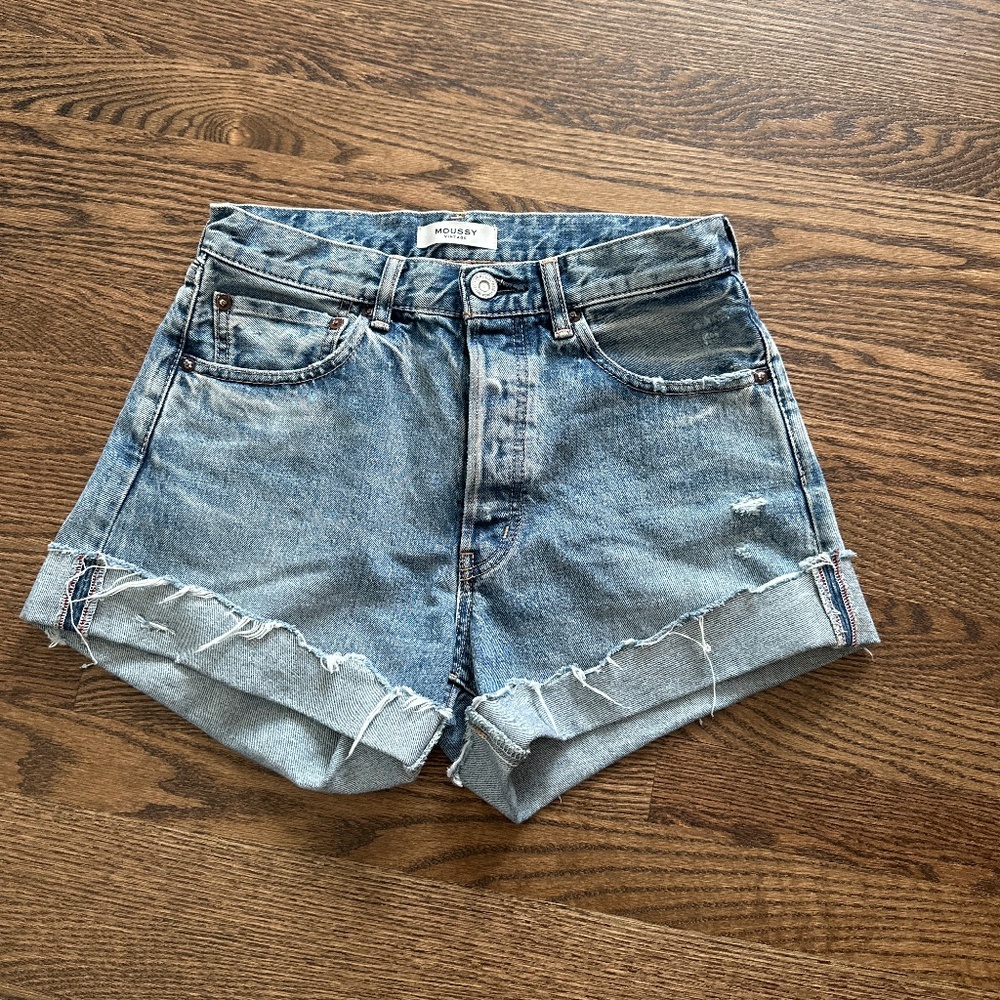 Moussy vintage denim shorts